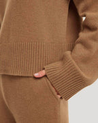 Cashmere Cropped Turtleneck Sweater image 5