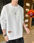 Basic Crewneck Sweatshirt - White, L image