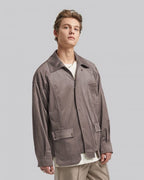 Multi-Pocket Suede-Like Jacket image 1