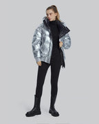Adjustable Waistline Puffer Jacket image 3