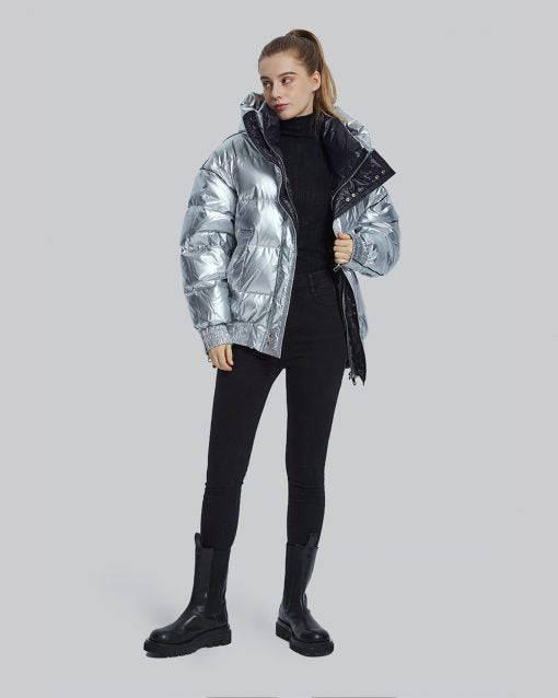 Adjustable Waistline Puffer Jacket image 3