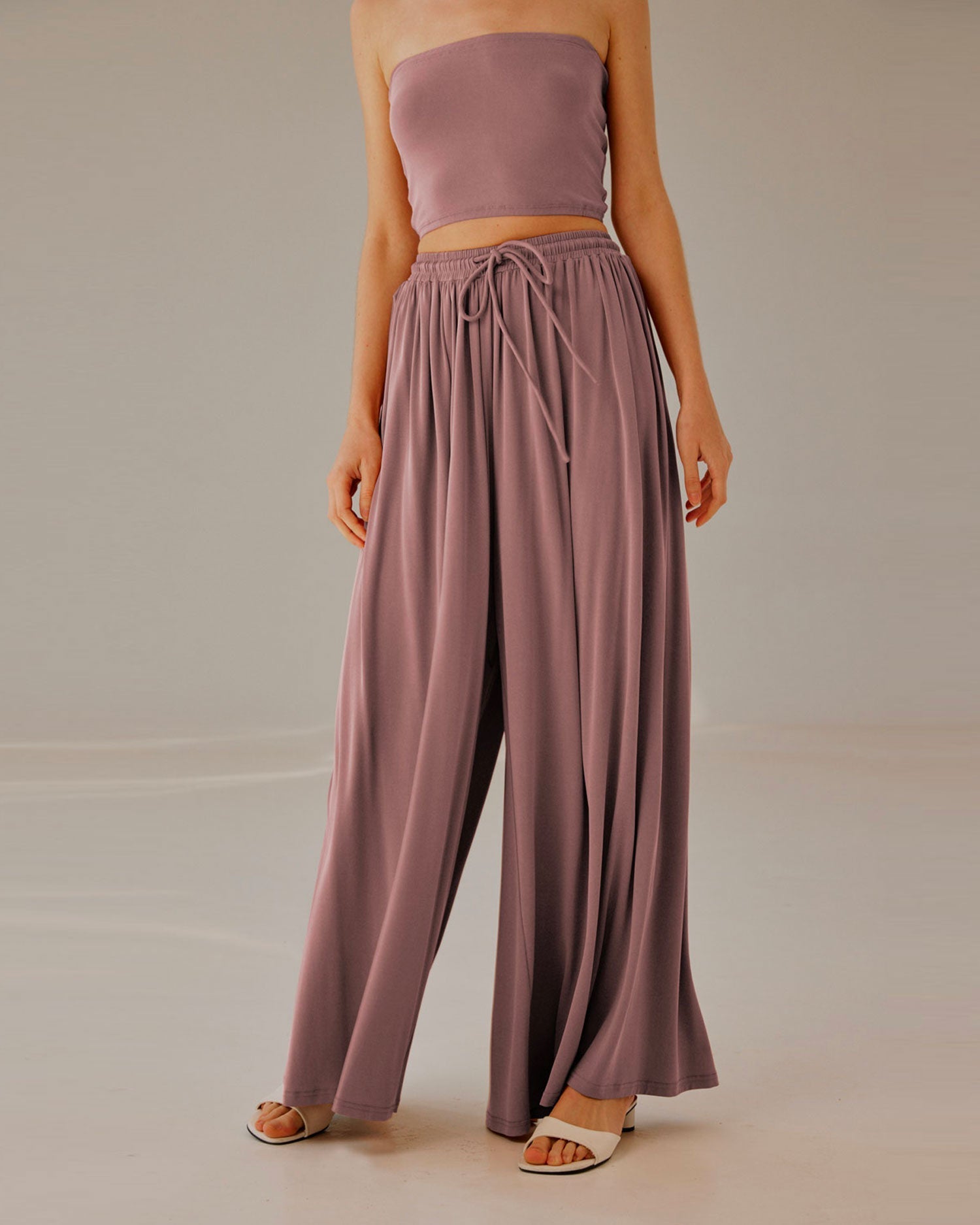 Cropped Strapless Top Set - Martini, XS image