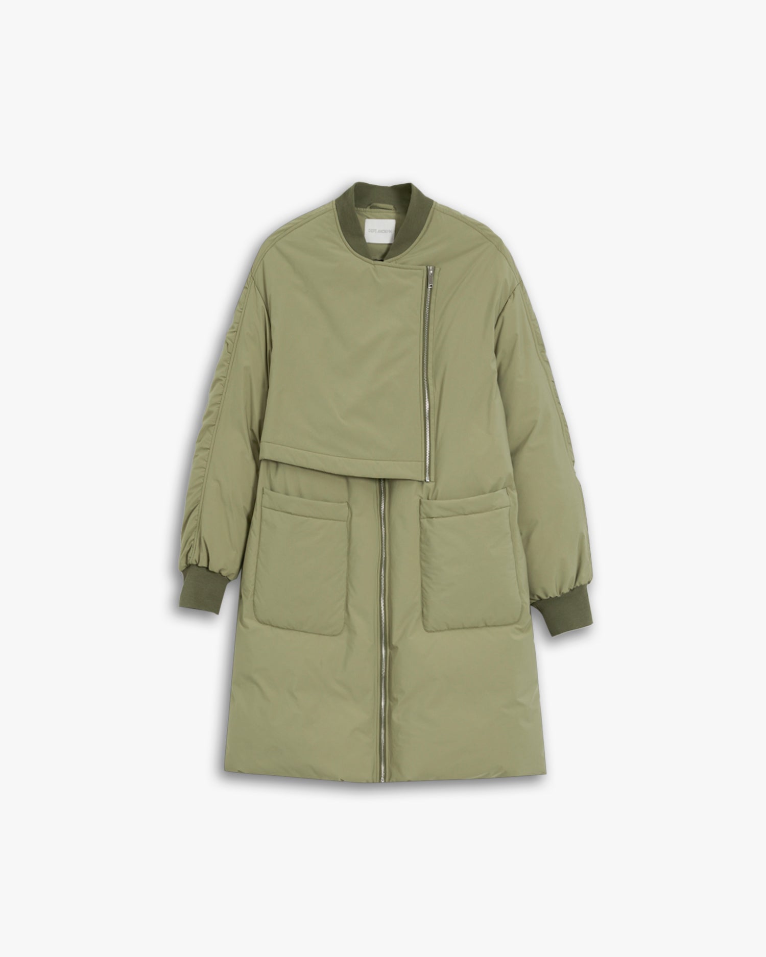 Avocado Patch Pocket Long Down Jacket image 0