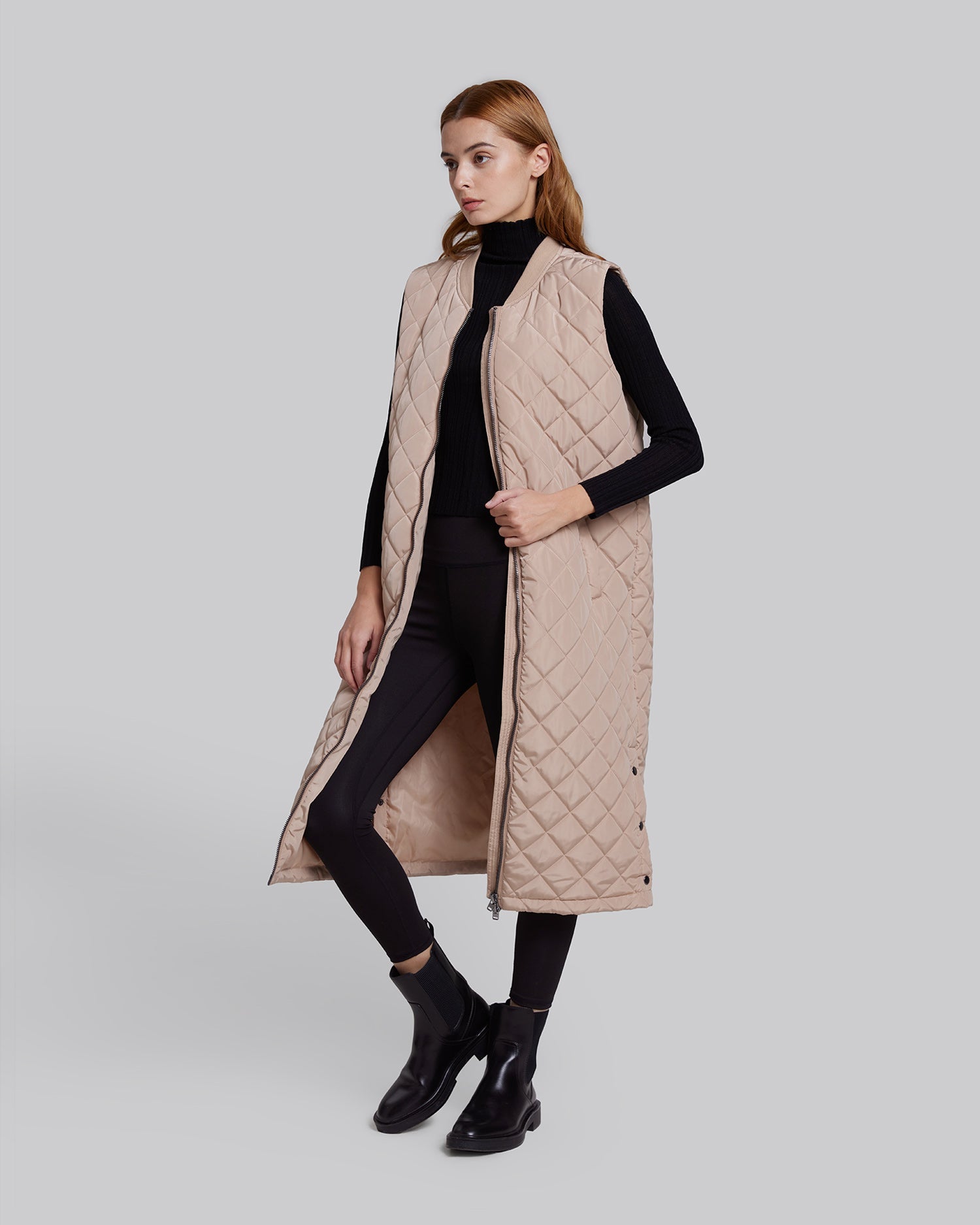 Sleeveless Puffer Coat image 1