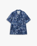 Jeans Pocket Print Short-Sleeve Shirt image 0