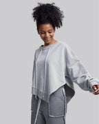 Grey Sweatshirt with Features image 1