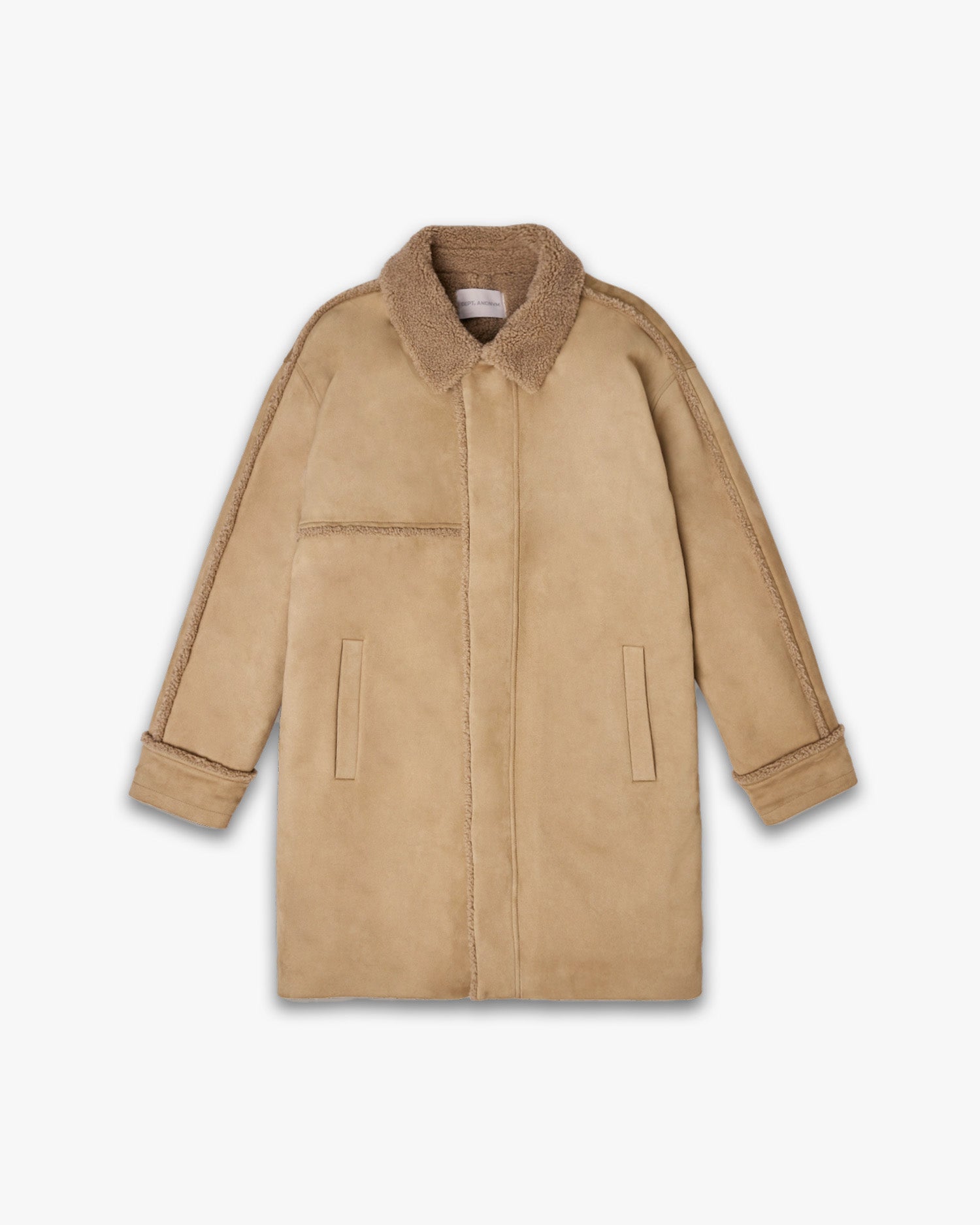Suede Jacket with Fleece Lining image 0