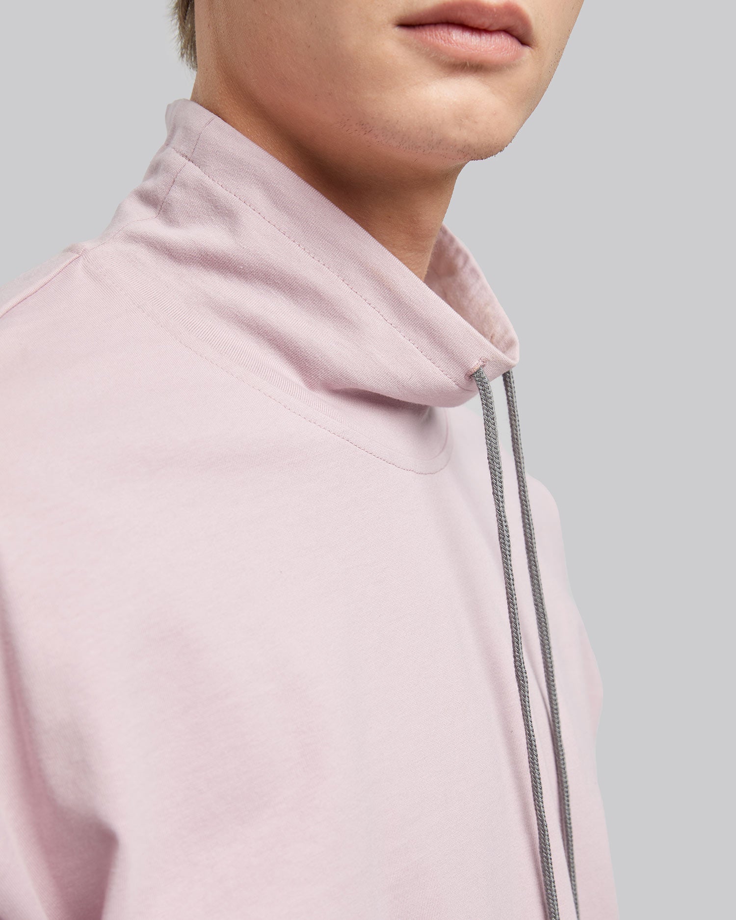 High-Neck Drawstring Essential Sweatshirt image 5
