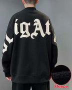 Layered Neck Cotton Sweatshirt image 1