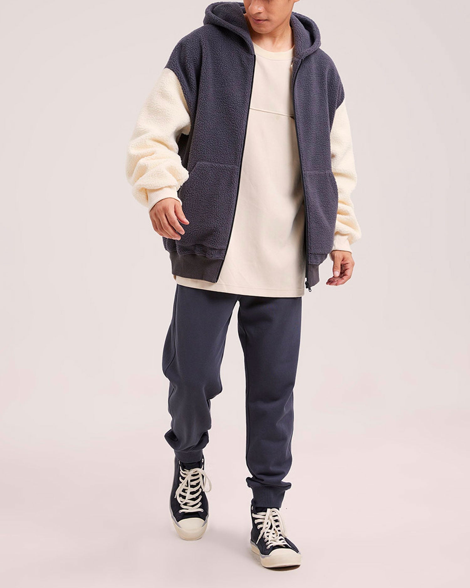 Fleece Hooded Terry Jacket image 0