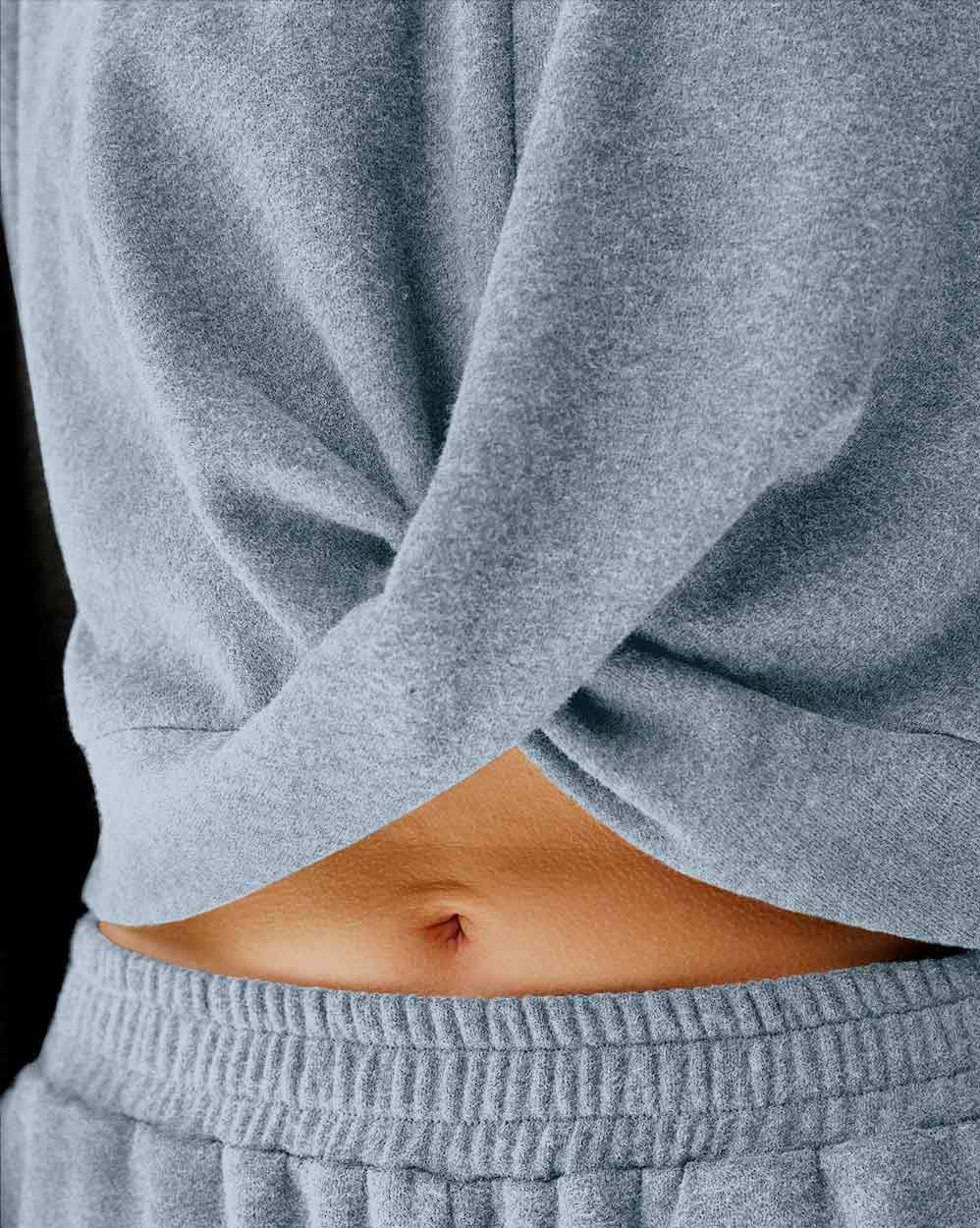 Cropped Cotton Lounge Set image 4