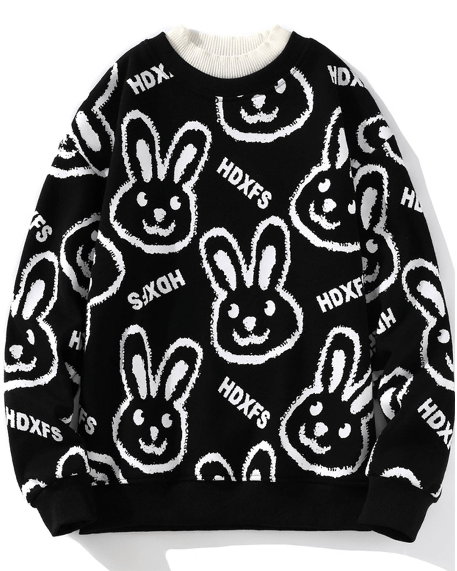 Rabbit Cotton Crewneck Sweatshirt image 0