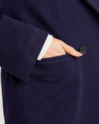 Notch Lapel Double Breasted Wool Coat image 4