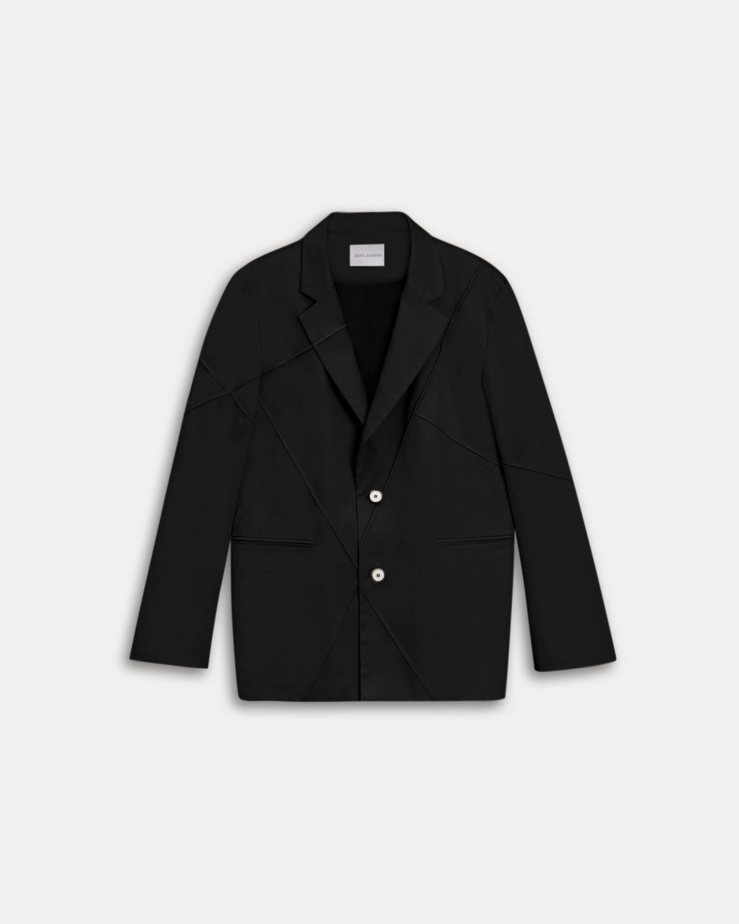 Cotton Criss-Cross Blazer - Black, M image