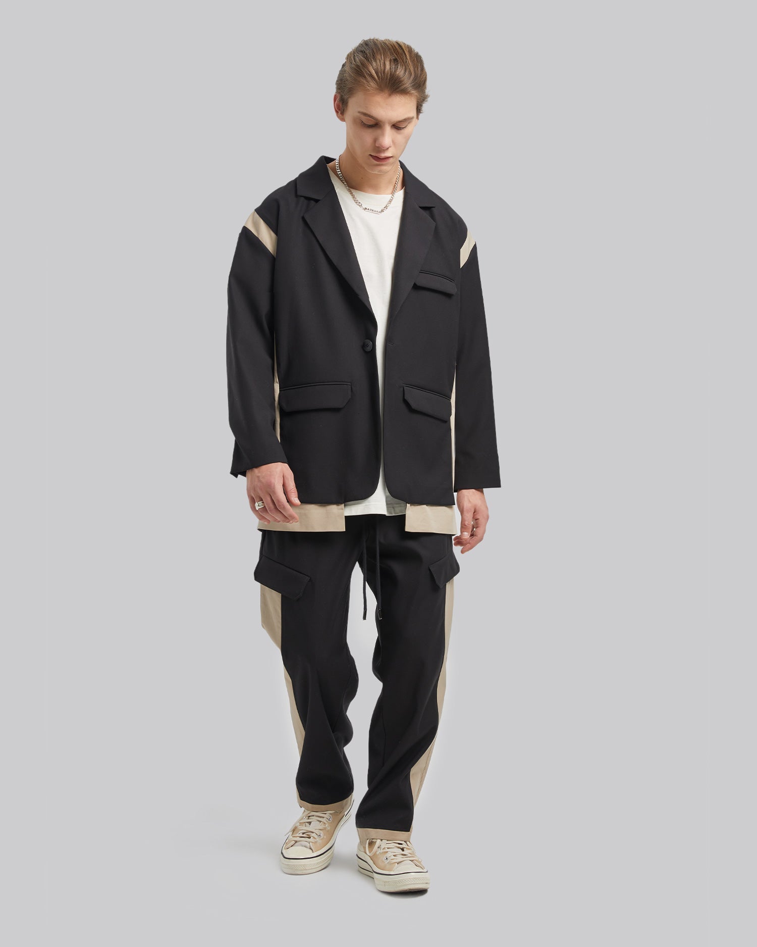 Faux Two-Piece Suit Jacket image 2
