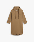Plain Hoodie Dress - Khaki, S image