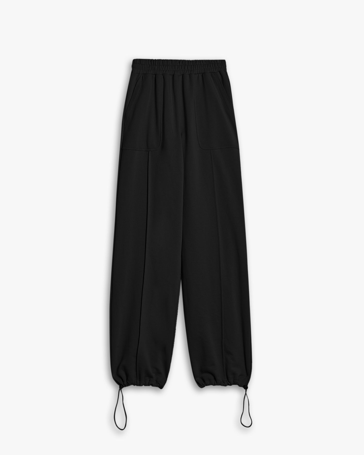 Pants with Decorative Stripes - Black, S image