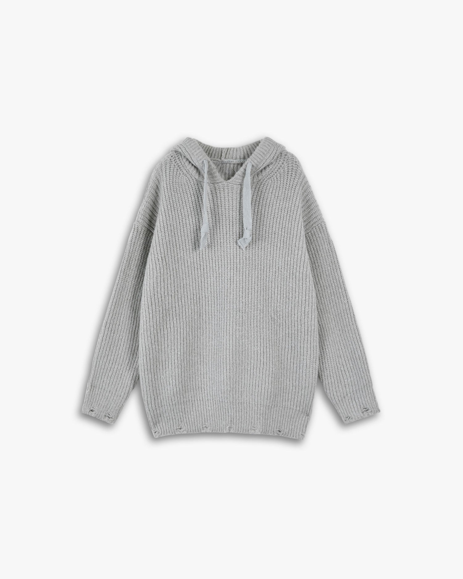 Distressed Hooded Sweater image 0