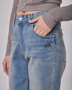 Classic Casual Loose Jeans image 5