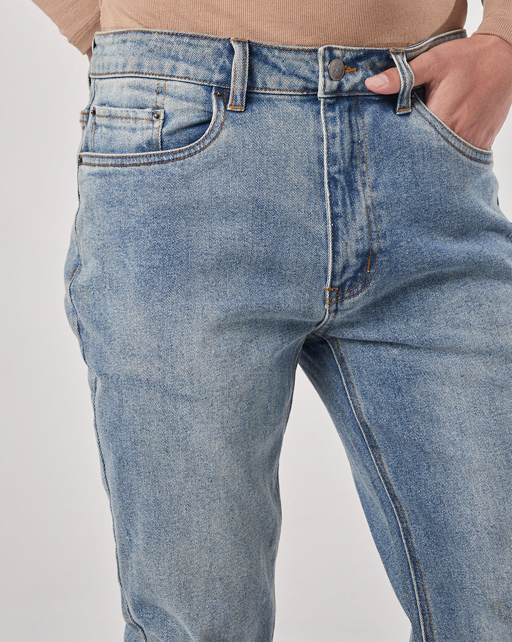 Regular Fit Comfort Flex Waist Jeans image 4