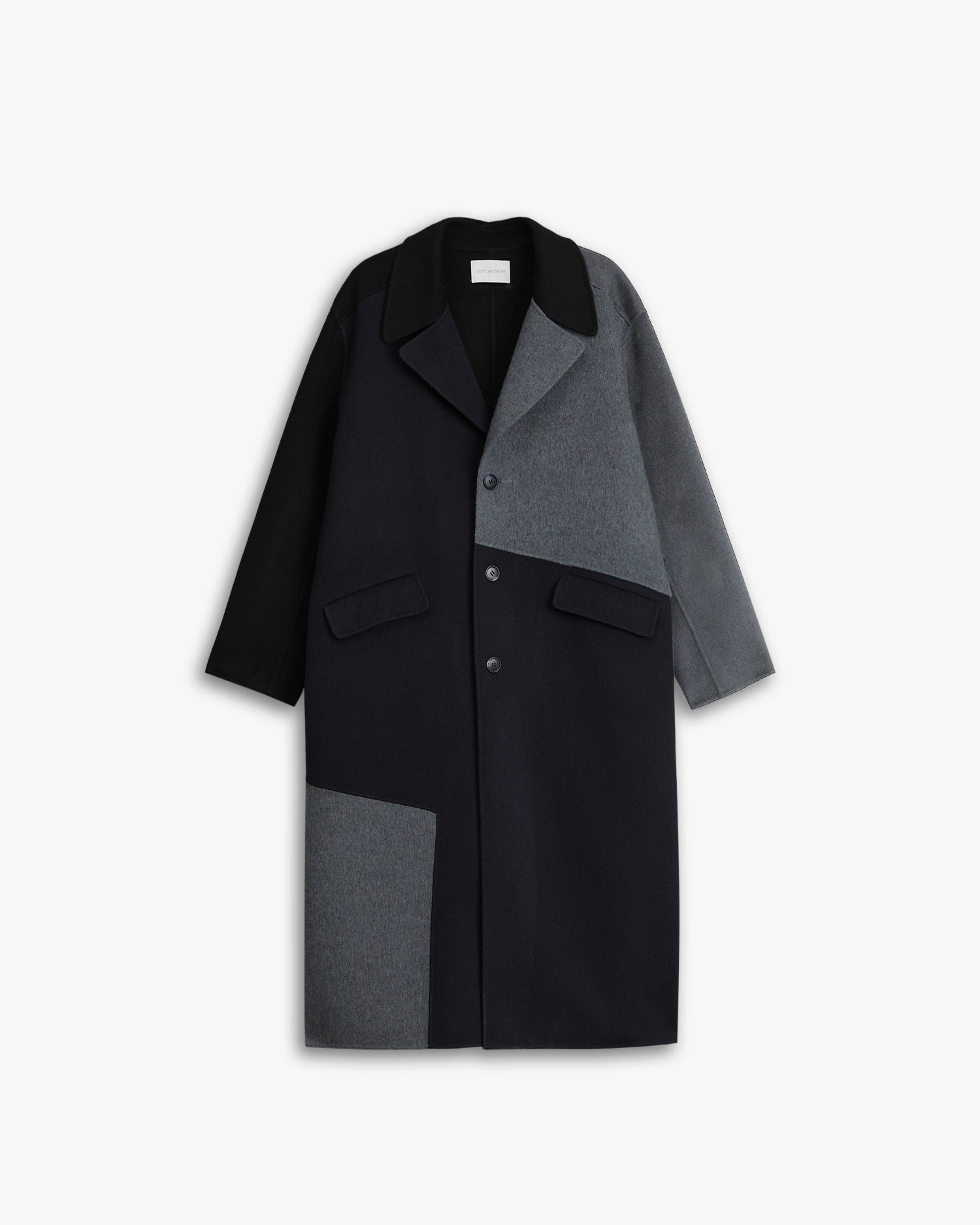 Paneled Pure Wool Coat image 0