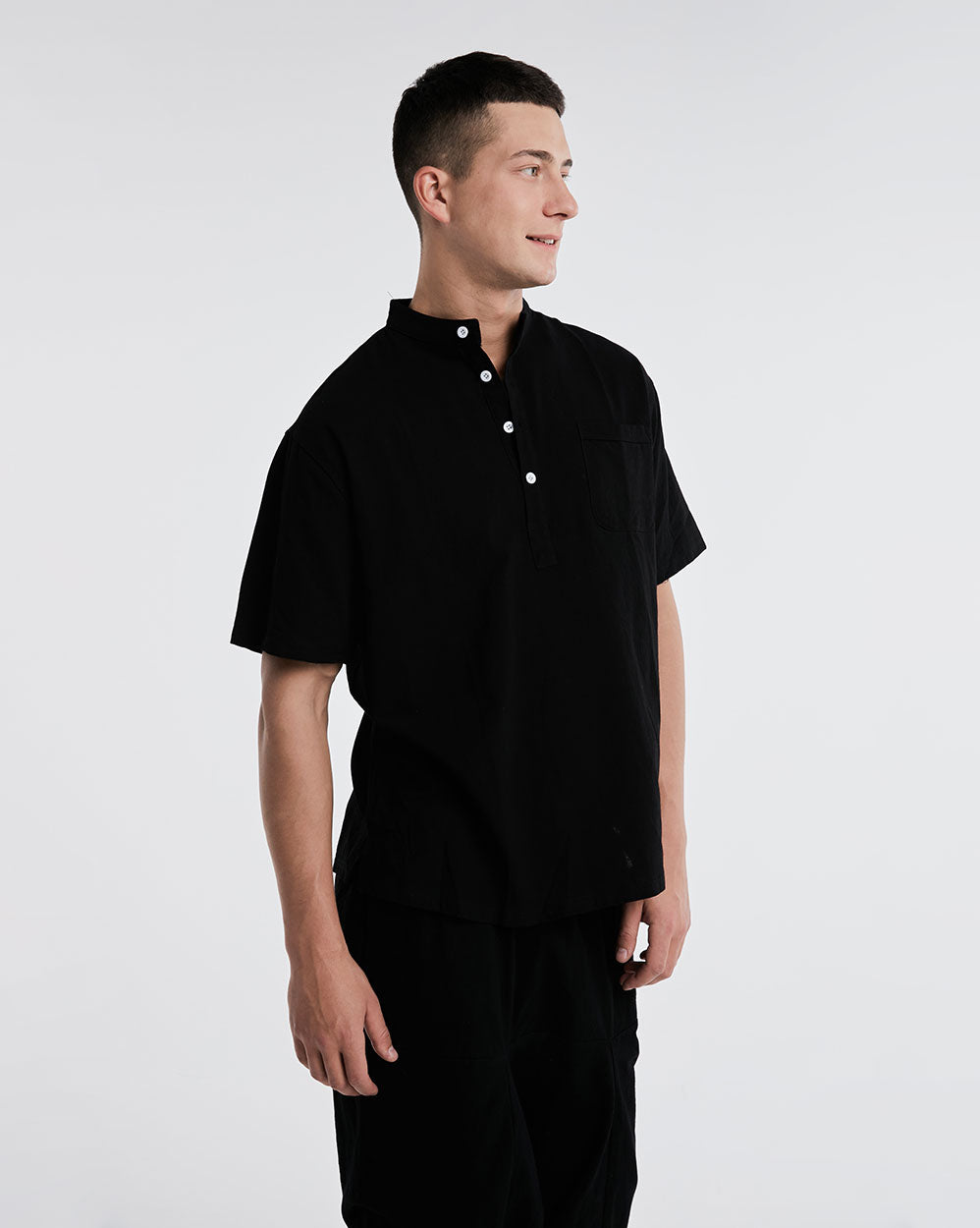 Light V-Neck Linen T-shirt image 1
