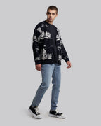 Buttoned Cardigan With Graphics image 5