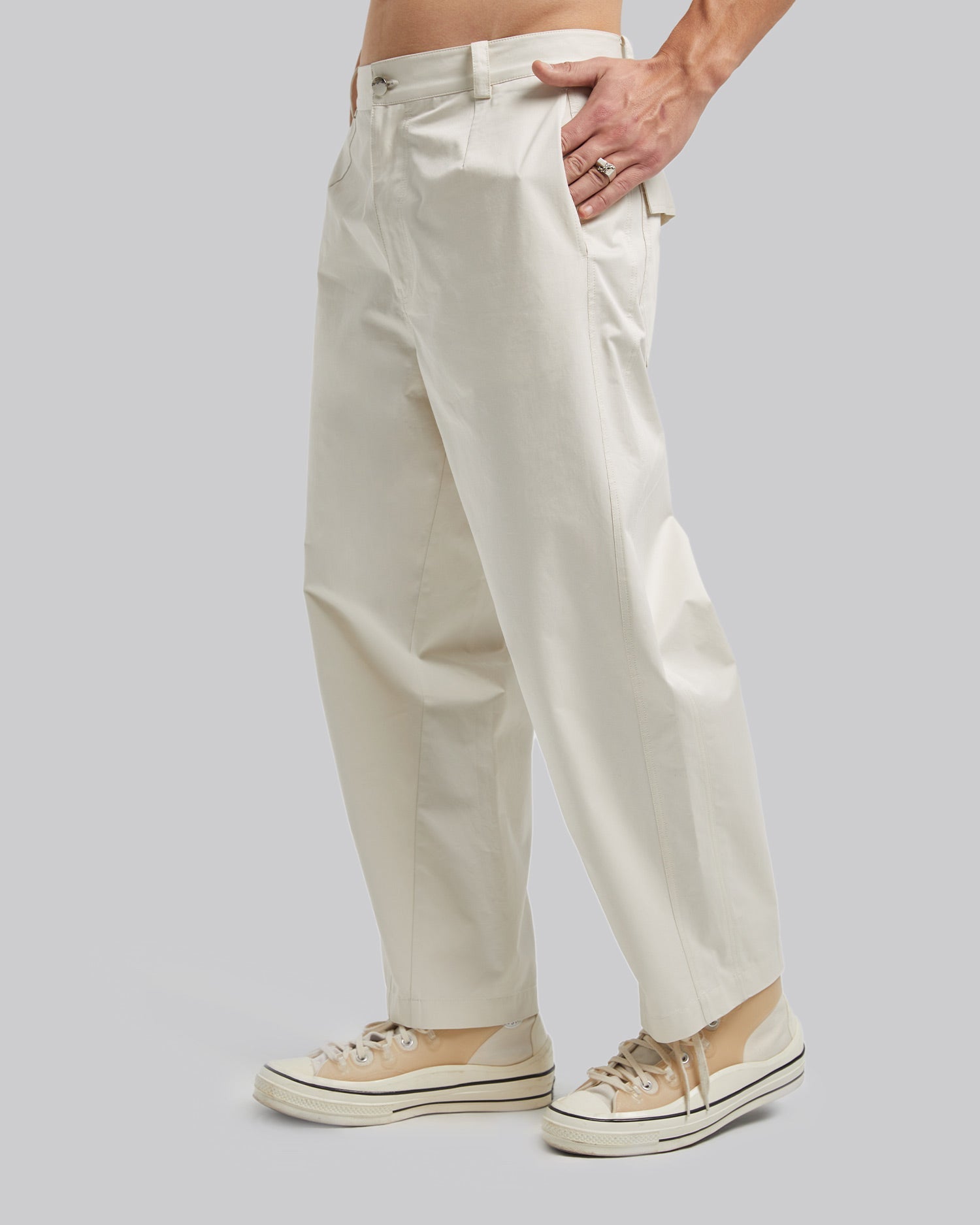 Loose Fit Tapered Pants image 3