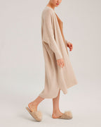 Pure Wool Open Front Long Cardigan image 1
