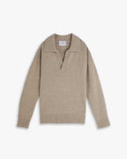 Polo Collar Wool Sweater image 0