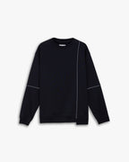 1 × Reflective Stripes Sweatshirt - Black, L image