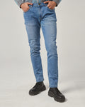 Classic Regular Fit Cotton Jeans - Blue, XS image