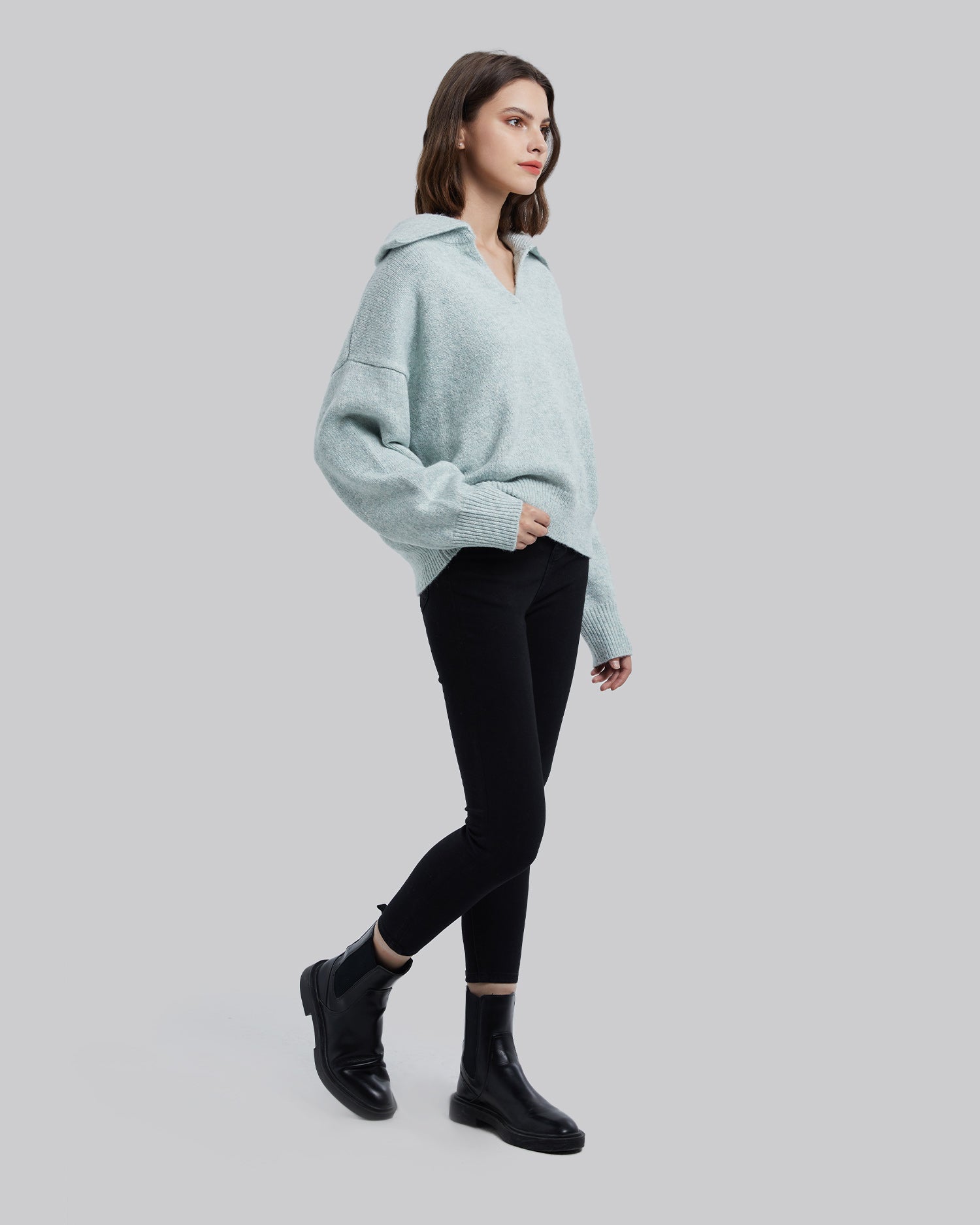 Spread Collar Sweater image 3