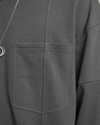 High Neck Asymmetric Sweatshirt image 5