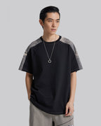 Paneled Raglan Crewneck T-Shirt image 1