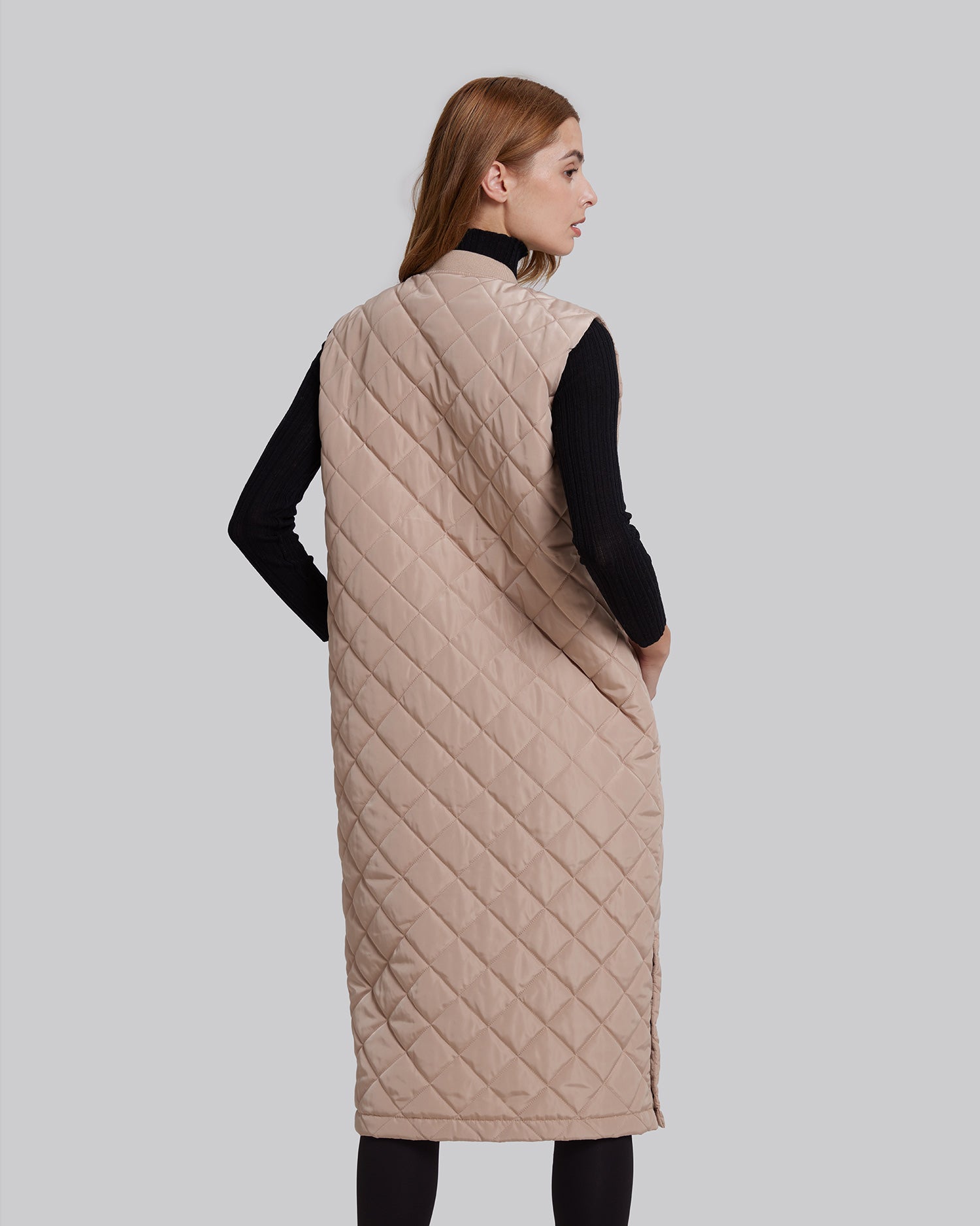 Sleeveless Puffer Coat image 4