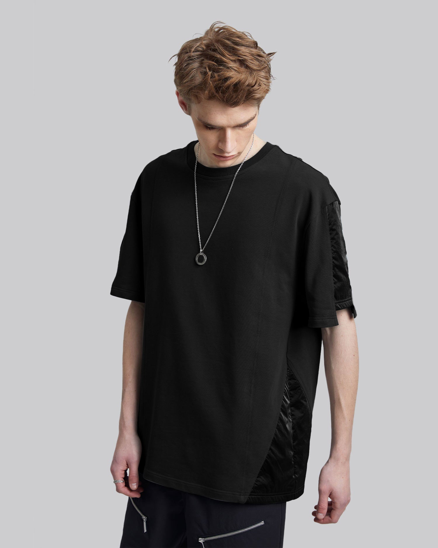 Paneled Basic T-Shirt image 2