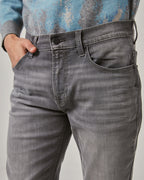 Men's Bleached Slim-Fit Jeans image 4