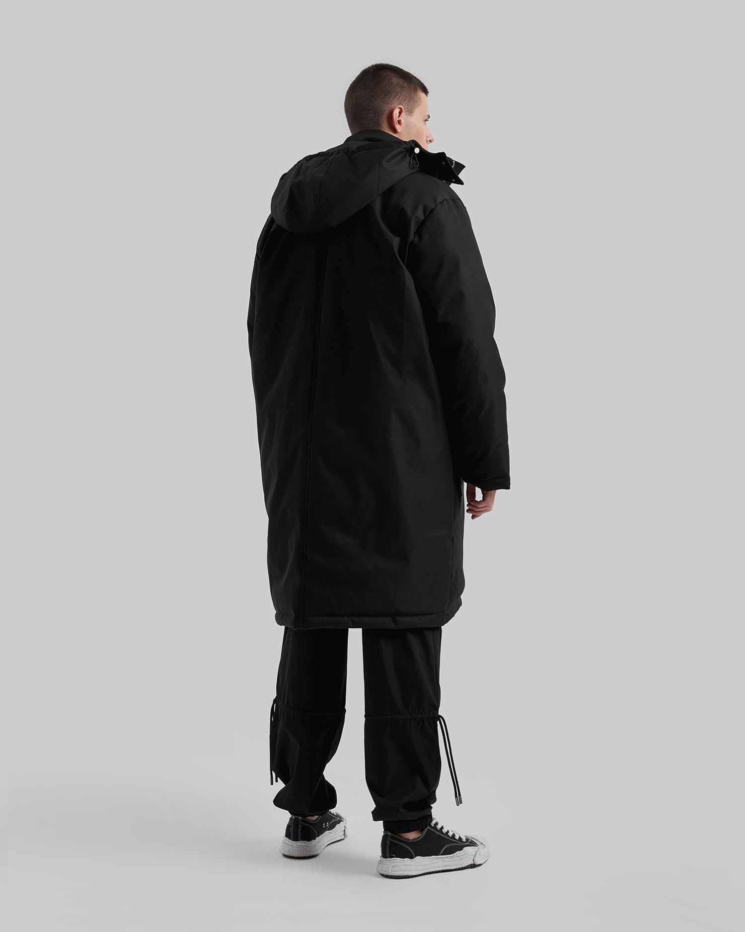 Hooded Extra Long Puffer Jacket image 4