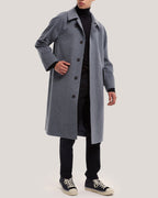 Concealed Placket Wool-Cashmere Coat image 1
