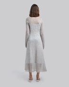 V-Slope Overlay Dress image 4