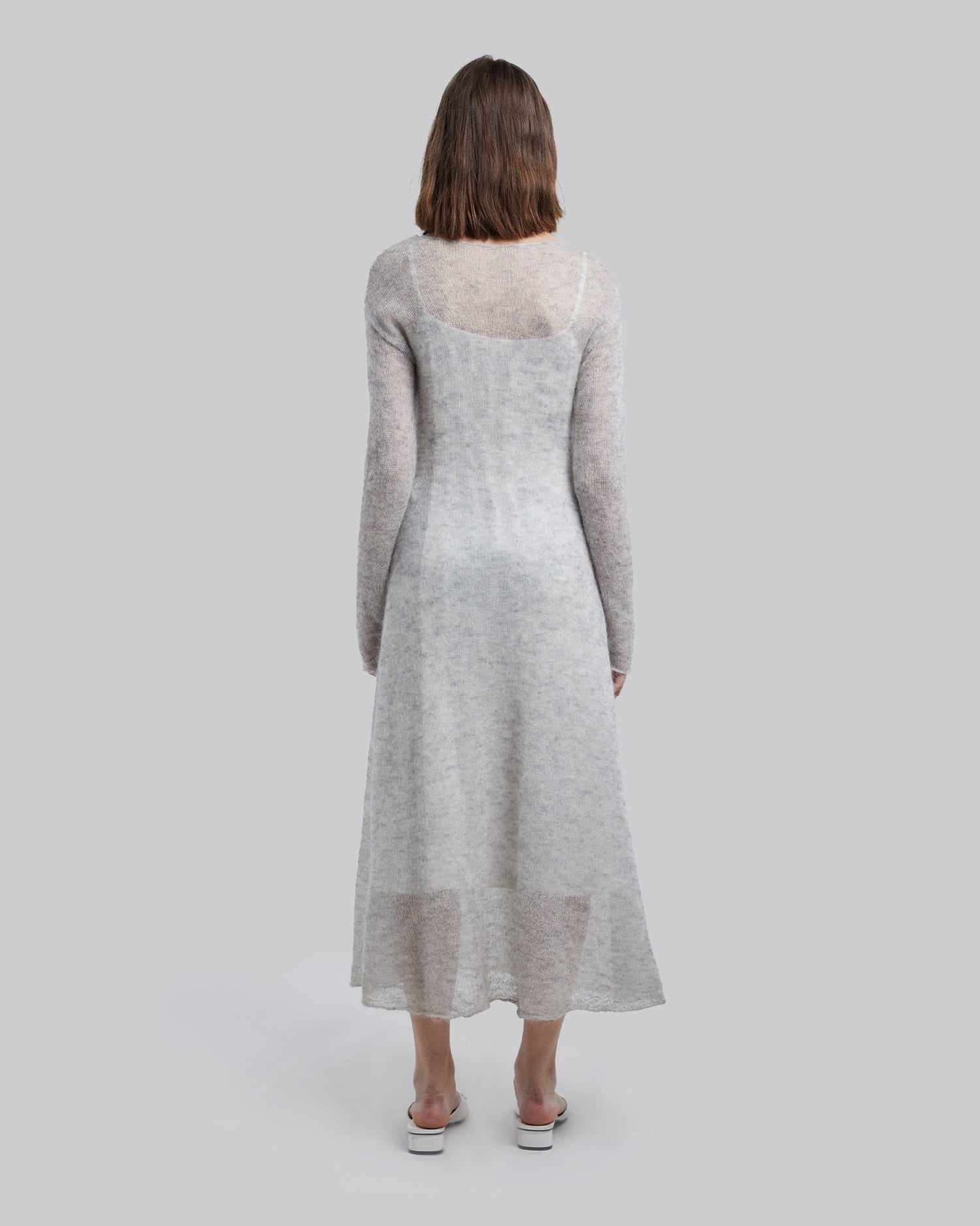 V-Slope Overlay Dress image 4