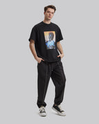 Graphic Front Essential T-Shirt - Midnight Black, L image