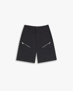 Diagonal Zipper Shorts image 0
