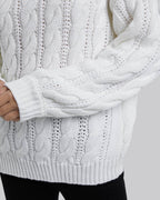 Turtleneck Cable Knit Sweater image 5