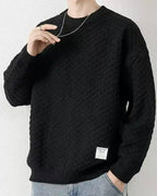 Crewneck Cable-Knit Jumper - Jasper, XL image