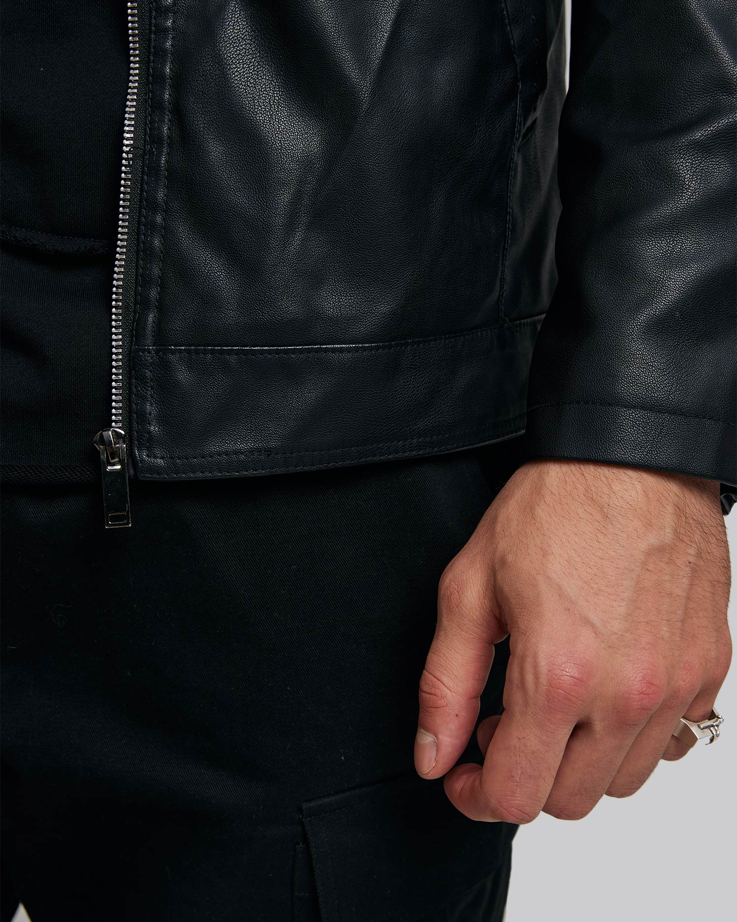 Jacket with Band Collar image 5