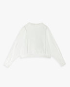 Zig-Zag Line Sweatshirt - Light Grey, S image