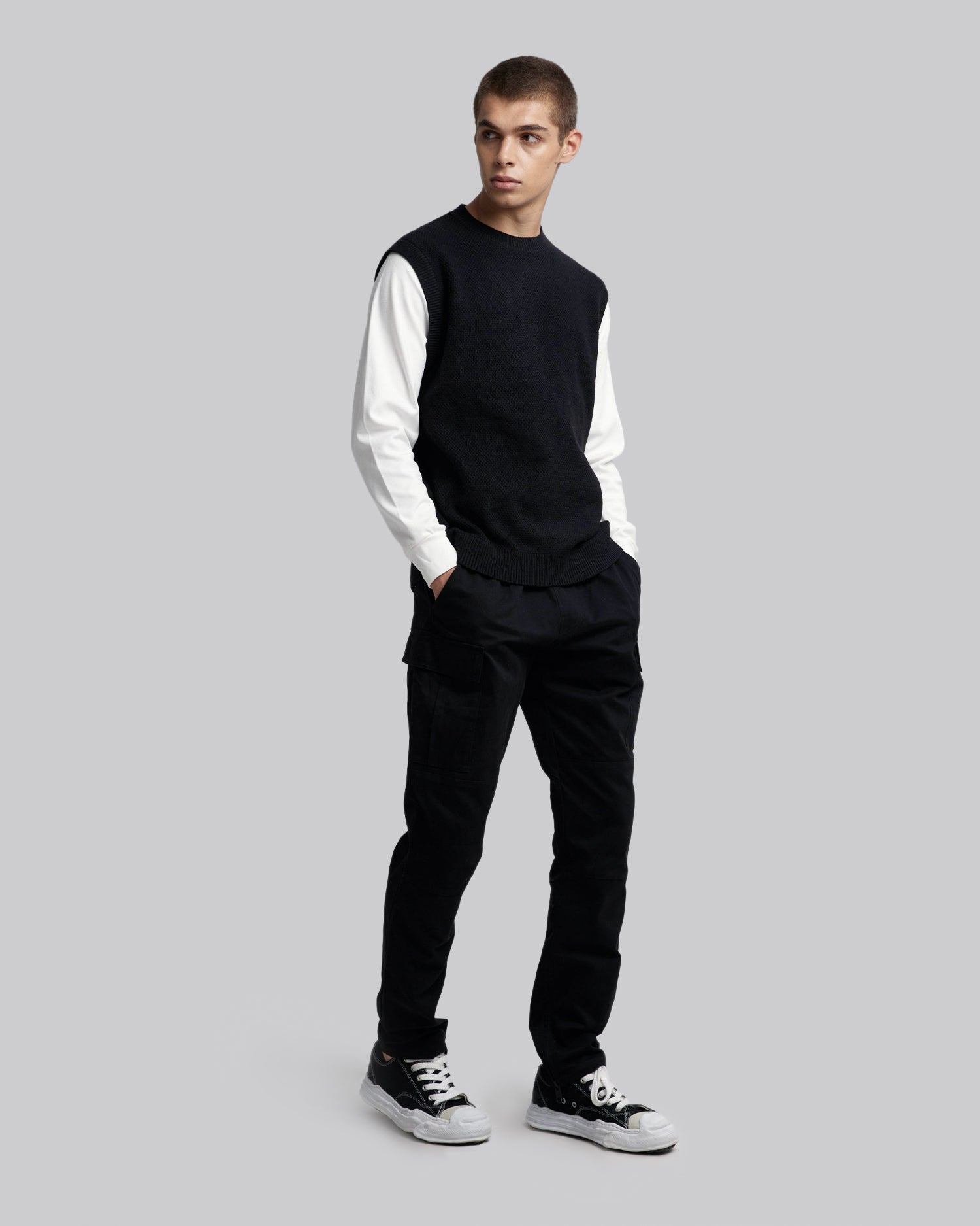 Faux Two-Piece Sweater image 3