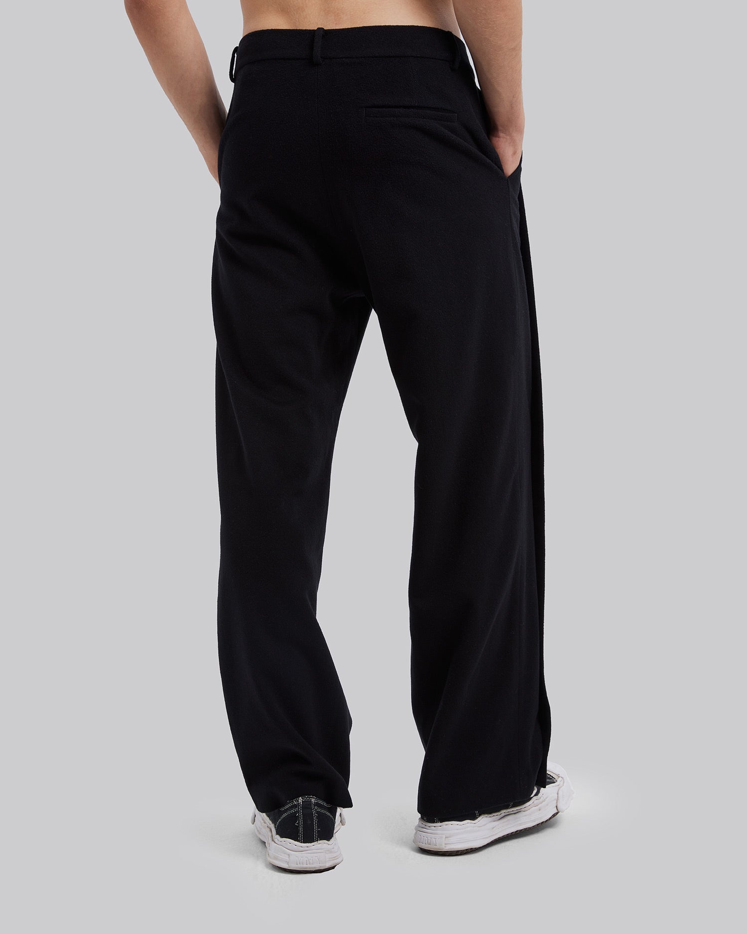 Straight-Fit Pleated Pants image 4
